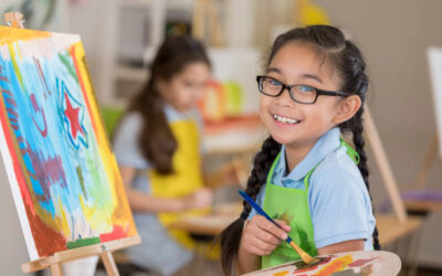 Painting or Drawing Together Using Basic Art Supplies